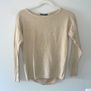Beige Golden Butterflies Cardigan<3 Size S/M